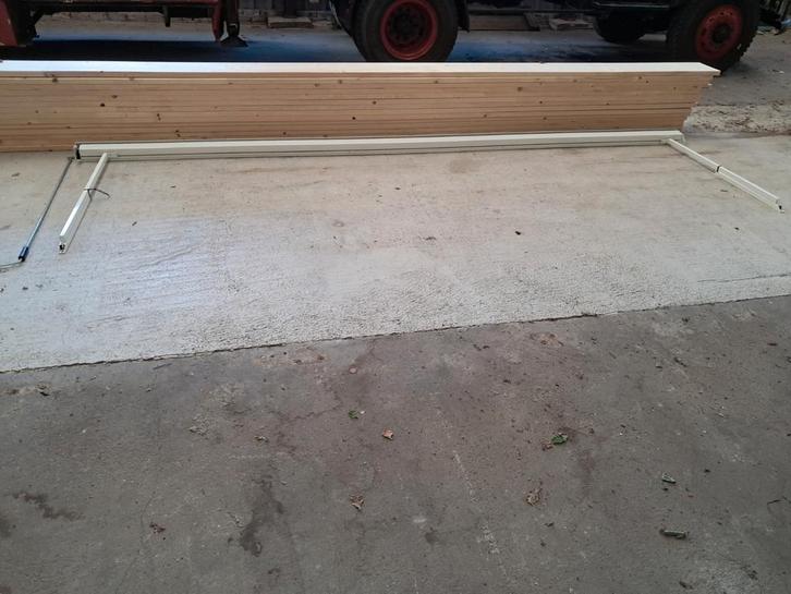 Uitvalscherm zonnescherm, Tuin en Terras, Zonneschermen, Zo goed als nieuw, Knikarmscherm, Ophalen of Verzenden