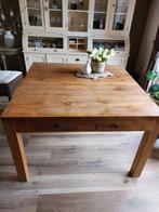 houten tafel, Huis en Inrichting, Tafels | Eettafels, 100 tot 150 cm, 100 tot 150 cm, Vier personen, Zo goed als nieuw