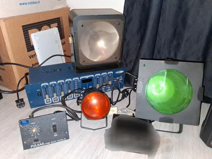 Set licht apparatuur, Muziek en Instrumenten, Licht en Laser, Zo goed als nieuw, Licht, Ophalen of Verzenden