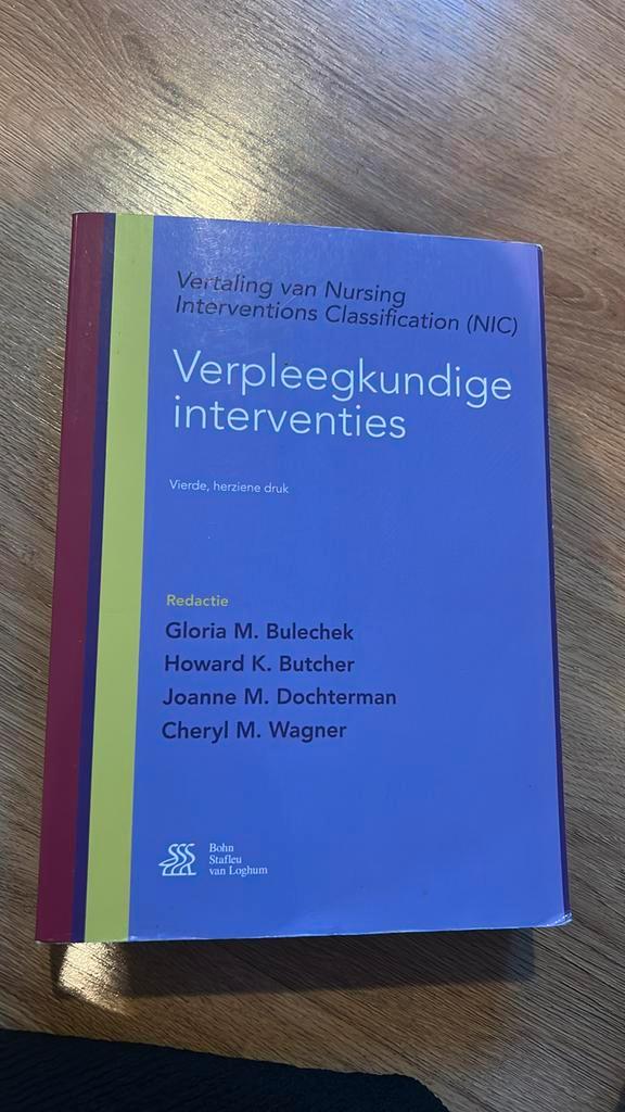 Verpleegkundige interventies - NIC, Boeken, Wetenschap, Zo goed als nieuw, Sociale wetenschap, Ophalen of Verzenden