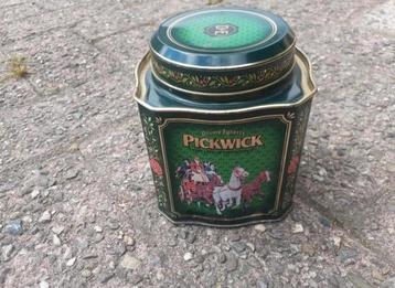 vintage Pickwick thee blik Douwe Egberts beschikbaar voor biedingen