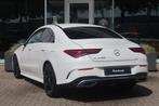 Mercedes CLA Coupé 180 AMG-LINE I Camera I Carplay | Navi I, Auto's, Mercedes-Benz, 136 pk, 4 cilinders, Met garantie (alle), Wit