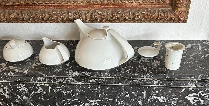 Rosenthal TAC, set theepot : suikerpot : melkkan, Antiek en Kunst, Kunst | Designobjecten, Ophalen of Verzenden