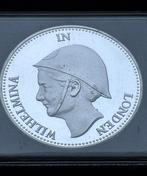 Zilver. Wilhelmina in Londen. Herslag. 1940, Postzegels en Munten, Ophalen of Verzenden, Overige landen, Zilver