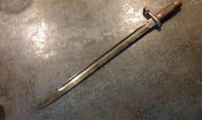 Bajonet Artillería Fabrica de Toledo, Verzamelen, Militaria | Algemeen, Landmacht, Mes of Dolk, Overige gebieden, Ophalen of Verzenden