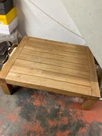 Houten tuintafel / koffietafel - 100x80x32, Tuin en Terras, Ophalen, Gebruikt, Rechthoekig, Hout