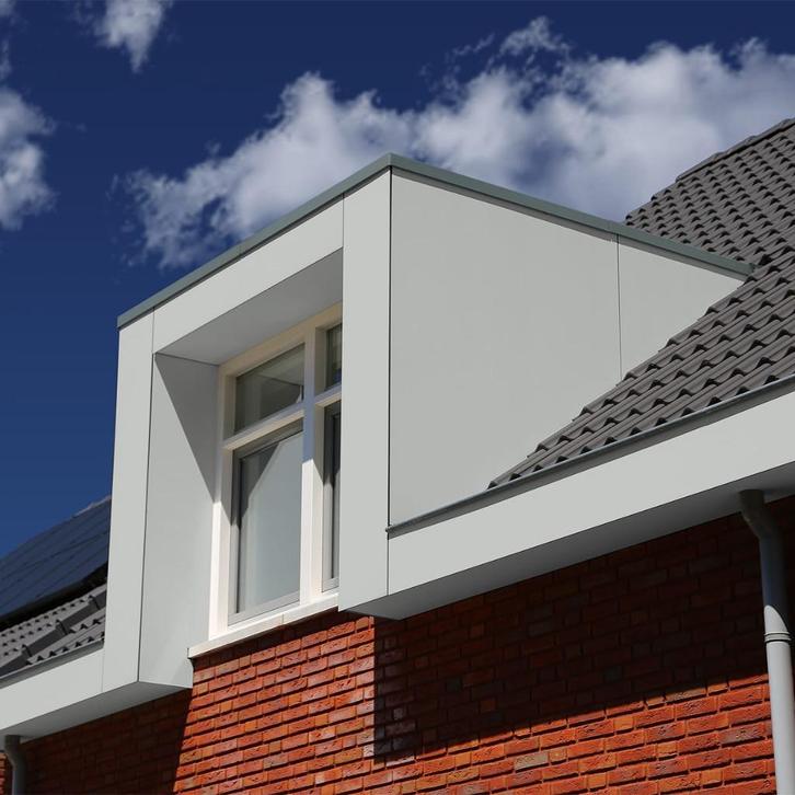 HPL/Trespa 8mm lichtgrijs/wit, Doe-het-zelf en Verbouw, Platen en Panelen, Zo goed als nieuw, HPL, Minder dan 20 mm, Ophalen