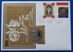 ECU brief 32 100 jaar De Gouden Koets - 1998, Postzegels en Munten, Penningen en Medailles, Verzenden, Overige materialen, Nederland