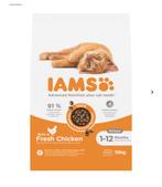 Kitten voer kip van iams NIEUW, Dieren en Toebehoren, Dierenvoeding, Ophalen of Verzenden, Kat