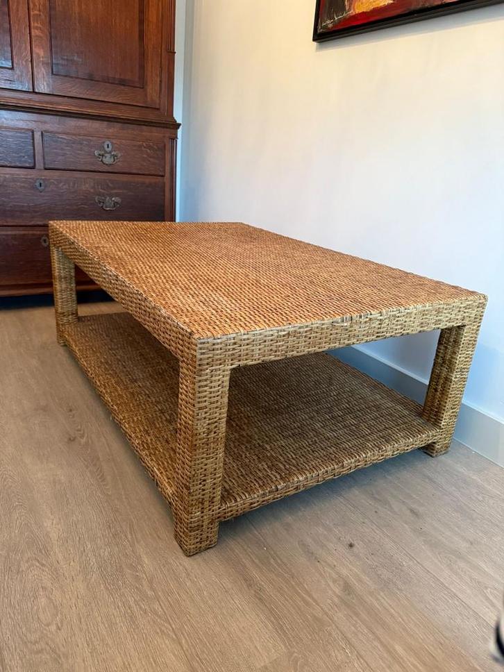 Rotan salontafel - Perfecte staat!, Huis en Inrichting, Tafels | Salontafels, Zo goed als nieuw, Minder dan 50 cm, 50 tot 100 cm