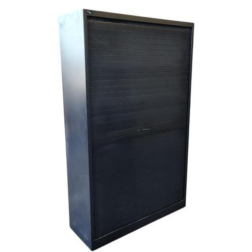 Markant Rolluikkast Zwart Zwart H195xB120xD45 B-keus, Huis en Inrichting, Kasten | Roldeurkasten en Archiefkasten, Gebruikt, 150 tot 200 cm