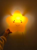Schattige sterlamp / nachtlampje kinderkamer – geel, Ophalen of Verzenden, Gebruikt