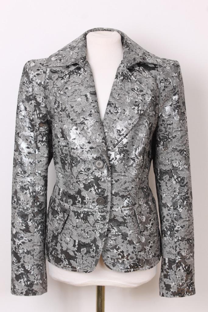 Feest! Zilveren jasje van Bandolera maat 42, Kleding | Dames, Jasjes, Kostuums en Pakken, Zo goed als nieuw, Jasje, Maat 42/44 (L)