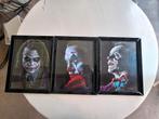 joker serie van dennis baptiste, Antiek en Kunst, Kunst | Schilderijen | Modern, Ophalen of Verzenden