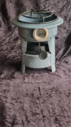 Vintage Grijs Gewolkt Petroleumstel, Ophalen of Verzenden