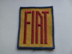 Fiat vintage patch geel rood blauw patch badge opnaaiembleem, Ophalen of Verzenden, Nieuw, Auto's
