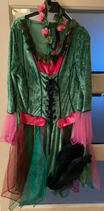 (bos)Nimf / Elf  maat 38-40 compleet met sloffen, Maat 38/40 (M), Carnaval, Ophalen of Verzenden, Onbekend