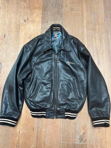 Redskins Unisex Leren Teddy Bomberjack Bruin XL beschikbaar voor biedingen