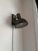 Industriële Wandlamp, Huis en Inrichting, Lampen | Wandlampen, Ophalen of Verzenden, Gebruikt, Glas