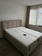 Boxspring Karlsson 2 persoon zgan !, Beige, Tweepersoons, Ophalen of Verzenden, Zo goed als nieuw