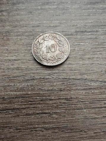 Zwitserland 10 Zwitserse Rappen Munt 1945 beschikbaar voor biedingen