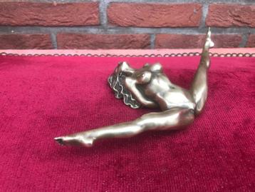pikante bronzen presse-papier, bondage-dame beschikbaar voor biedingen