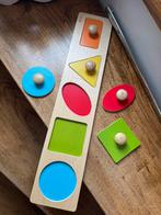Houten kids geometrische puzzel, Ophalen of Verzenden, Zo goed als nieuw, Overige typen