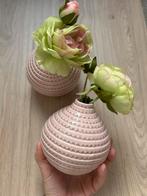 Decoratieve potjes met nepbloemen, Huis en Inrichting, Overige kleuren, Aardewerk of Porselein, Ophalen of Verzenden, Zo goed als nieuw