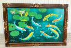 Schilderij met Koi Karpers, Ophalen