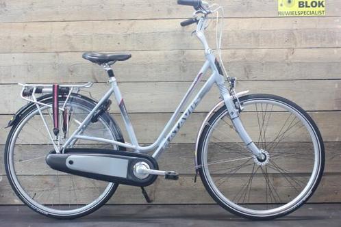 Batavus Fuego damesfiets 8 versn. licht grijs met garantie, Fietsen en Brommers, Fietsen | Dames | Damesfietsen, Gebruikt