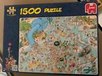 Jan van haasteren “Tropisch zwemparadijs” 1500 stukjes., Ophalen of Verzenden, 500 t/m 1500 stukjes, Zo goed als nieuw, Legpuzzel