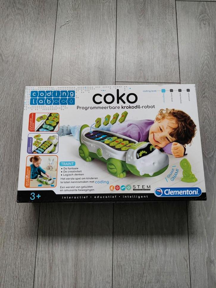 Coko Programmeerbare Krokodil Robot - Clementoni, Kinderen en Baby's, Speelgoed | Educatief en Creatief, Zo goed als nieuw, Elektronica