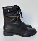 MICHAEL KORS Zwart leer veter biker boots  MAAT 38,5, Michael Kors, Zwart, Lage of Enkellaarzen, Ophalen of Verzenden
