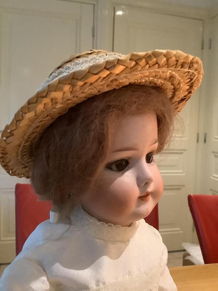 Antieke pop Wally 2 Limbach 1919 45 cm., Verzamelen, Poppen, Zo goed als nieuw, Ophalen of Verzenden