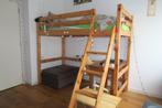 Flexa kinderbed hoogslaper van massief grenenhout., Huis en Inrichting, Slaapkamer | Bedden, Ophalen, Gebruikt, 90 cm, Hout