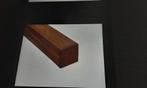 AZOBE HARDHOUT 50X44MM L=5,2 METER FIJNBEZAAGD, 7016 GEGROND, Ophalen, Minder dan 25 mm, Nieuw, Plank