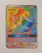 Gengar & Mimikyu GX Tag Team Rainbow Metal Card Pokémon, Hobby en Vrije tijd, Verzamelkaartspellen | Pokémon, Ophalen of Verzenden