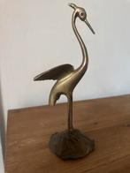 Vintage Art-deco Kraanvogel Beeld 24cm hoog, Ophalen of Verzenden