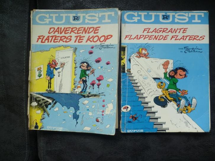 GUUST FLATER 2 albums nummer R2 en R3, Boeken, Stripboeken, Gelezen, Meerdere stripboeken, Ophalen