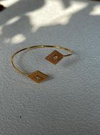 Verzilverd met 18k gouden armband, Ophalen of Verzenden, Zo goed als nieuw, Goud