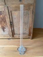 Hoge glazen vaas - 80 cm, Huis en Inrichting, Woonaccessoires | Vazen, Ophalen, Overige kleuren, 75 cm of meer, Glas