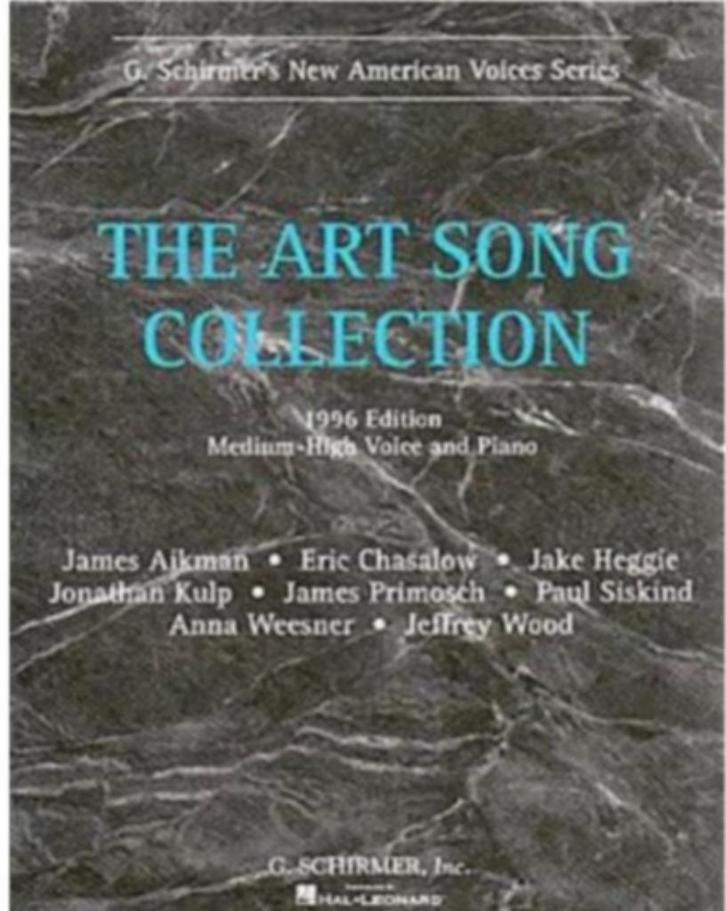 The Art Song Collection 1996 medium High Voice, Muziek en Instrumenten, Bladmuziek, Nieuw, Artiest of Componist, Populair, Piano