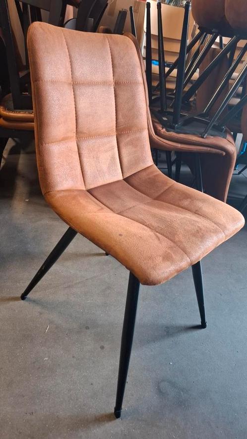8 horeca eetkamer trendy microvezel vintage leer kuip, Huis en Inrichting, Stoelen, Zo goed als nieuw, Vijf, Zes of meer stoelen