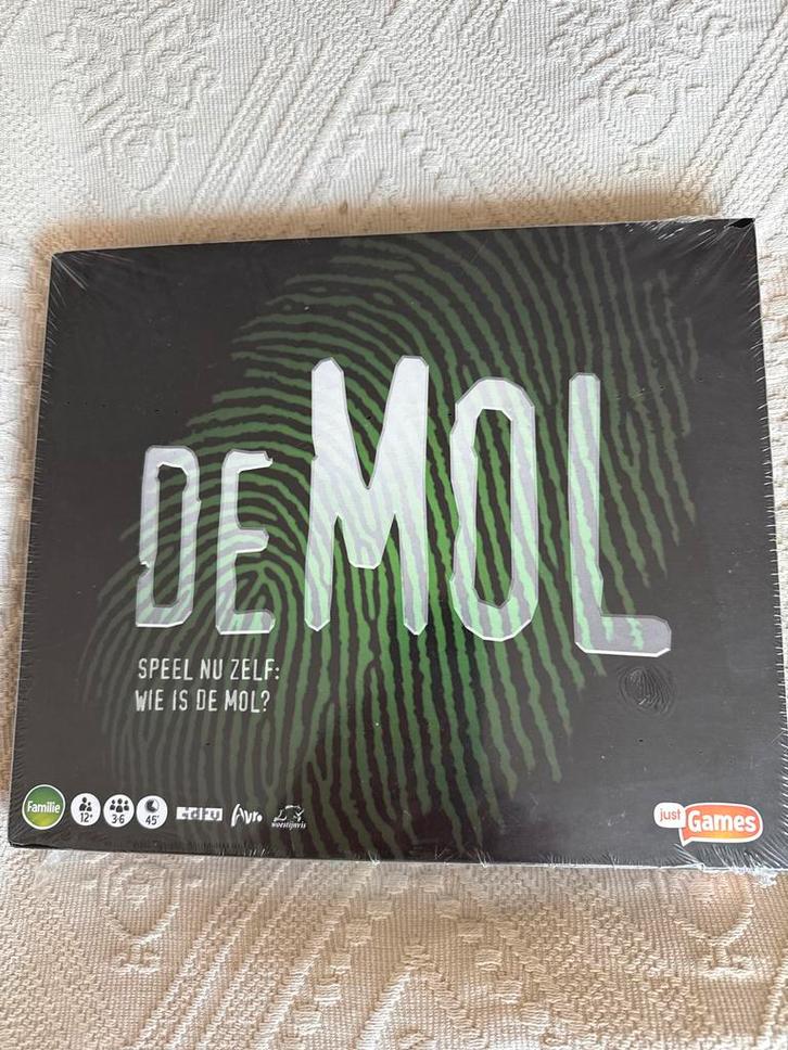 De Mol Bordspel - Speel Nu Zelf!, Hobby en Vrije tijd, Gezelschapsspellen | Bordspellen, Nieuw, Drie of vier spelers, Ophalen of Verzenden