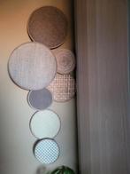 Ronde rotan wanddecoratie, Huis en Inrichting, Ophalen, Zo goed als nieuw
