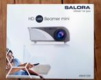 Salora LED mini beamer, HD (720), LED, Ophalen of Verzenden, Nieuw