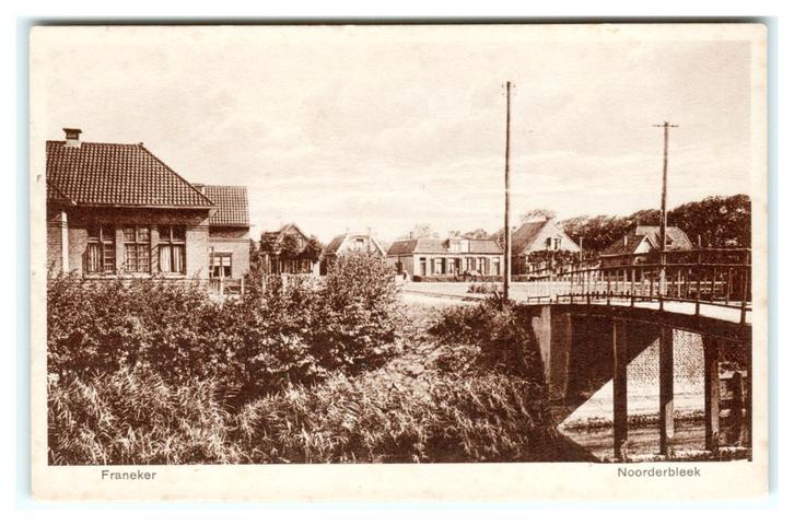 Franeker, Noorderbleek, Verzamelen, Ansichtkaarten | Nederland, Ongelopen, Friesland, 1940 tot 1960, Verzenden