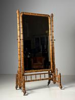 Faux Bamboo cheval spiegel