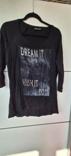 Shirt met tekst en print, maat L, Jessica, Zwart, Maat 42/44 (L), Ophalen of Verzenden