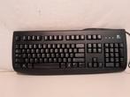 Toetsenbord Logitech Black Deluxe 250 KBD, Computers en Software, Bedraad, Nieuw, Ophalen of Verzenden, Qwerty